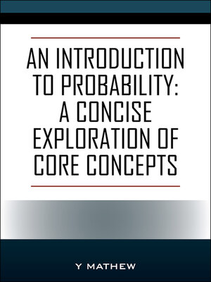 cover image of An Introduction to Probability